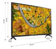 LG 43UP75003LF 43" 4K Ultra HD Smart TV 2021 ( Europe ) Hdmi Wifi Lan Zwart - Ontwerp bioscoopscherm - ( EU model )