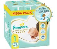 Pampers - Premium Care - Maat 1 - Mega Pack - 78 luiers