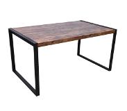 Lizzely Garden & Living Eettafel Jenckle 150cm MDF licht hout tafel