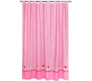 Lief! | Gordijn kinderkamer Lief! katoen roze 180x140 cm kinderkamergordijnen | NADUVI