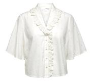 Selected femme Blouse Slfbrody 24 Broderi Wit
