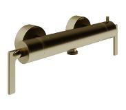 Sub Grip thermostatische douchemengkraan met 2 strakke grepen 33,5 x 9,8 cm, brons