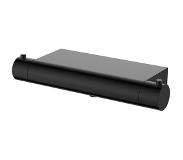 Regn thermostatische douchekraan met planchet - gunmetal black PVD
