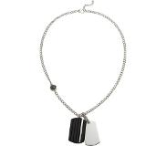 Diesel Double dog tag ketting met hanger DX1040040