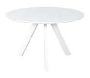 Lizzely Garden & Living Eettafel rond Ronsi wit 120cm ronde tafel