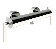 Sub Grip thermostatische douchemengkraan met 2 strakke grepen 33,5 x 9,8 cm, chroom