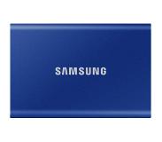 Samsung T7 Portable - 2TB - Blauw