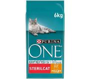 Purina One Sterilcat Kip & Tarwe - Kattenvoer - 6 kg
