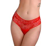 Daring Intimates gebloemde kanten string met hoge taille