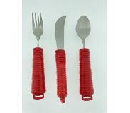 Vitility Bestekset - Rood (buigbaar)