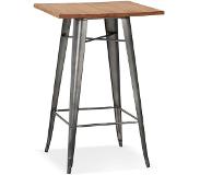 Loft46 | Bartafel Grace massief hout hout naturel 70x70x105.5 cm bartafels | NADUVI