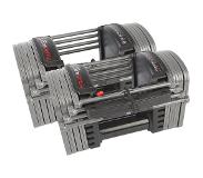 Powerblock Sport EXP - Verstelbare Dumbbell Set - Gewichten / Halters - 2 tot 23 kg per hand - Set 5-50 PBSPSET1