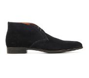 Santoni Man Leren Boots 07416 - Blauw | Maat 47
