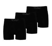 Apollo boxershort Seamless dames katoen zwart 3 stuks