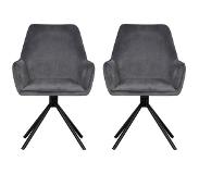 WOOOD Exclusive eetkamerstoel Amber (set van 2)