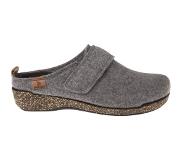 Hartjes pantoffel grijs dames maat 42