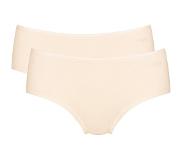 Sloggi dames Basic Midi GO organische slip 2-pack - M - Zwart
