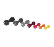 Toorx Vinyl Dumbbell - Per Stuk - 4 kg - Lichtgrijs