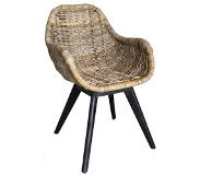 Sweet living Rotan Stoel - 60x60xh85 Cm