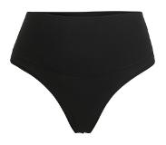 Spanx Cotton Comfort - Dames String - Maat XL - Kleur Zwart