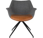 Zuiver | Fauteuil Doulton kunststof bruin 61x67x80 cm fauteuils | NADUVI