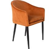 Zilt Eetkamerstoel 'Yuniesky', kleur Oranje