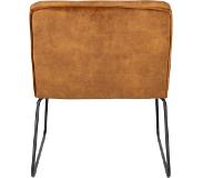 Zilt Fauteuil 'Isak' Velvet, kleur Goud