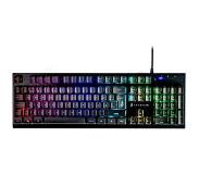Surefire KingPin X2, Volledige grootte (100%), USB, Membraan keyswitch, QWERTY, RGB LED, Zwart, Metallic