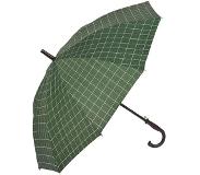 Clayre & Eef Melady Paraplu Volwassenen 60 Cm Groen Nylon Regenscherm Regenscherm