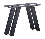WOOOD Exclusive Set V 2 - Tablo Outdoor A-poot Metaal (Groen, 70x78x13)