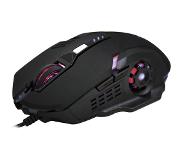Varr Gaming USB Wired Mouse, Black (with 4 LED backlights), Adjustable DPI (800, 1200, 1600 or )