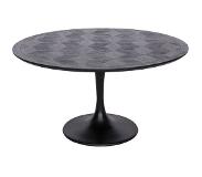 Richmond Eettafel Blax 140Ø (Black) (Groen, 140.0x140.0x76.0cm)