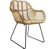 Sweet living Rotan Kuipstoel Naturel - 68x56xH88 cm