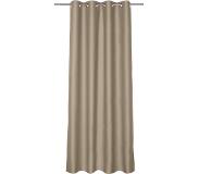 Inspire - Verduisterende gordijnen ALYCIA - B.140 x H.280 cm - gordijnen met oogjes - polyester - lichtbruin