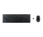 Deltaco TB-114-US toetsenbord RF Draadloos QWERTY - Zwart