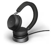 Jabra Evolve2 75 draadloos Stereo-Headset voor UC met Desk Stand, Bluetooth, USB-A aansluiting, zwart