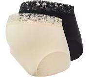 Mamalicious Zwangerschapsslips Mlheal 2-pack Black | Maat: S/M
