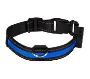 Eyenimal M: 45-55 cm halsomvang Eyenimal LED-Lichthalsband Blauw