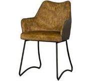 SIDD Garda armchair - Yellow YC1939-6 / anthracite YBF-390 (58x83cm)