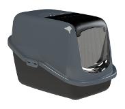Peewee EcoHus Kattenbak - startpakket - Zwart/Antraciet - 56 x 39 x 38 cm