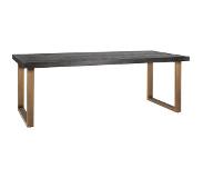 Richmond Eettafel Blackbone brass 220 (Black rustic) (Groen, 220.0x100.0x77.0cm)
