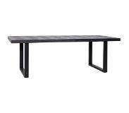 Richmond Eettafel Blax 230 (Black) (Groen, 230.0x100.0x76.0cm)