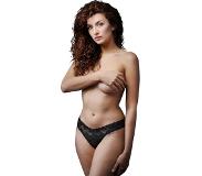 Huismerk Underneath Jane String Set Van 3 Zwart - 2 Maten