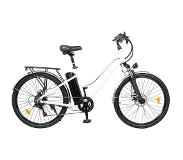 BK BK1 Elektrische fiets 36V 250W Motor 10AH Batterij Max Snelheid 25 km/u Max kilometerstand 35 km : Kleur - Wit