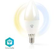 Nedis Slimme Wifi E14 LED Filamentlamp - Kaars - 4,9W - Warm- en Koud Wit - 2700K tot 6500K - Wit