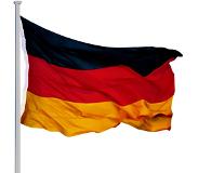Deuba Vlaggenstok 650 cm incl. Duitse vlag
