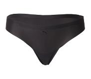 Puma naadloze dames string 2-pack - Invisible - M - Zwart