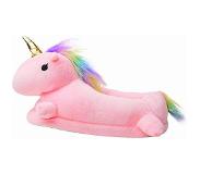 La Señorita Unicorn pantoffel eenhoorn jurk onesie dieren sloffen kinderen roze maat 28/30 verkleedjurk meisje