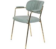 Zuiver ARMCHAIR JOLIEN GOLD/LIGHT GREEN