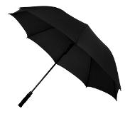 Huismerk Premium Paraplu Zwart 8 Banen Soft Grip - 130 cm